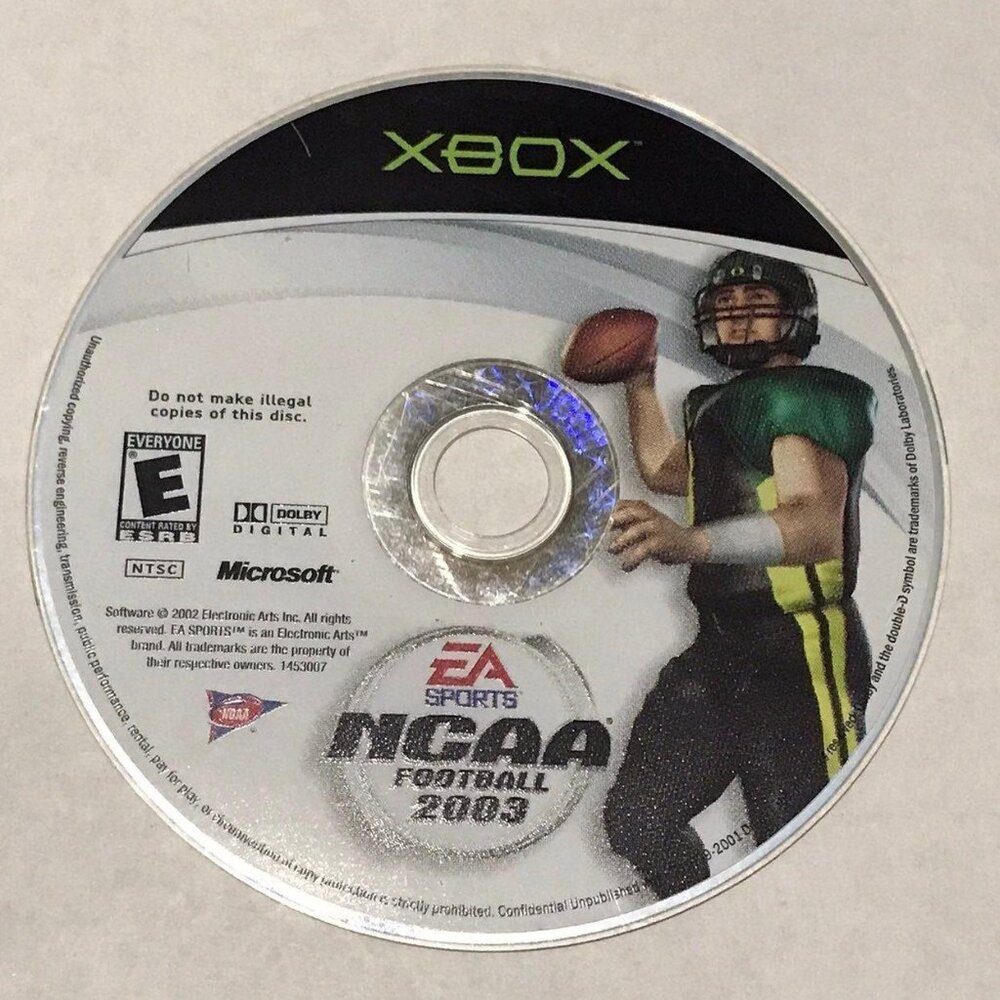 Xbox NCAA Football 2003